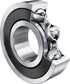 6306-C-2HRS Single Row Deep Groove Ball Bearing- Both Sides Sealed 30mm I.D, 72mm O.D
