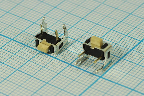 Тактовая кнопка, 7.4x 3.5x 5.0, контакты 2P+2Pкорпус