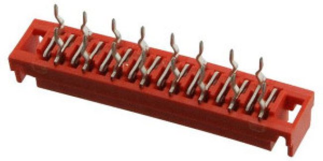 1-338068-8, Micro-MaTch Series Straight Through Hole Mount PCB Socket, 18-Contact, 2-Row, 2.54mm Pitch, Solder