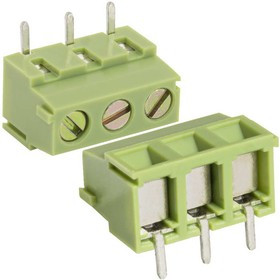 XY304R-A-03P 5mm лифт, Винтовой клеммный блок RUICHI XY304R-A-03P на 2 клеммы M3.0, шаг 5 мм, лифт, 12 А, 26 - 14 AWG XY304R-A-03P 5mm лифт, Винтовой клеммный блок RUICHI XY304R-A-03P на 2 клеммы M3.0, шаг 5 мм, лифт, 12 А, 26 - 14 AWG