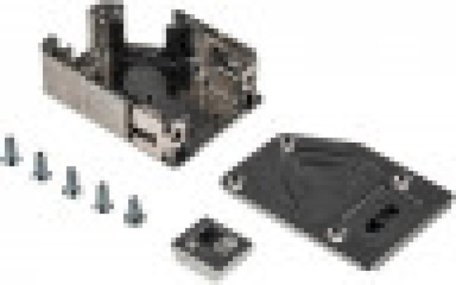 1-2308319-1, Корпус D Sub, DE, 45°, 180°, Корпус из Цинка