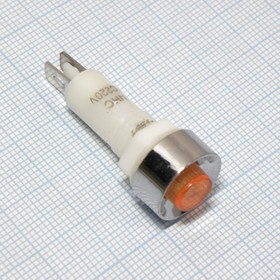 Лампа NHC 220v желтая, лампа неоновая 220В