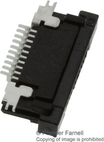 SFV10R-2STE1HLF, FFC / FPC разъем, 0.5 мм, 10 контакт(-ов), Гнездо, FCI SFV, Поверхностный Монтаж, Верх SFV10R-2STE1HLF, FFC / FPC разъем, 0.5 мм, 10 контакт(-ов), Гнездо, FCI SFV, Поверхностный Монтаж, Верх