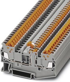 3205103, QTC 1.5-MT Series Grey Knife Disconnect Terminal Block, 0.25 1.5mm², Single-Level, Quick