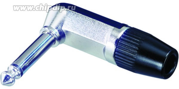 NYS207, Jack Connector 6.35 mm Cable Mount Mono Plug, 2Pole