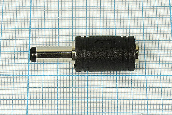 Разъем питания DC вилка - разъем DC розетка, D5.5 d2.5 - D5.5 d2.1