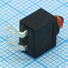 HD110V50A21, микропереключатель плунжер герметичный SPNO 12В 0.1А 1.96Н боковое крепление