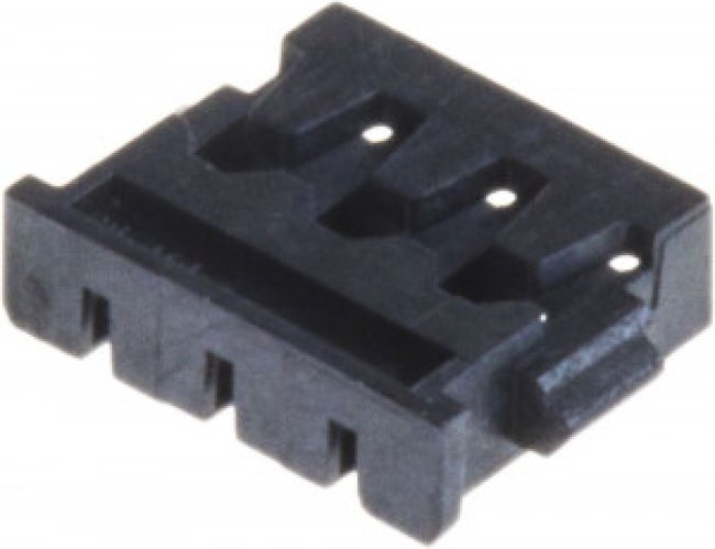 0781720003, Conn Housing RCP 3 POS 1.2mm Crimp ST Cable Mount Black Pico-EZmate™ Bag 0781720003, Conn Housing RCP 3 POS 1.2mm Crimp ST Cable Mount Black Pico-EZmate™ Bag