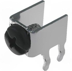 7692-3, Наконечник: зажим под винт, THT,зажим под винт, черный, 7,5x5мм