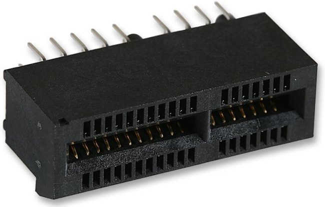 877159002, Разъем карты PCI Express 36 контакта шаг 2мм монтаж в отверстие лоток