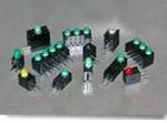 551-2809F, LED Circuit Board Indicators 3MM CBI BLUE DIFF LC