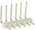 22-05-2061, KK 254 Series Right Angle Through Hole Pin Header, 6 Contact(s), 2.54mm Pitch, 1 Row(s), Unshrouded