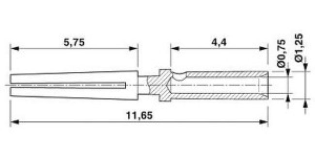 1621571, Female Crimp Circular Connector Contact, Contact Size 0.8mm, Wire Size 0.08 0.25 mm² 1621571, Female Crimp Circular Connector Contact, Contact Size 0.8mm, Wire Size 0.08 0.25 mm²