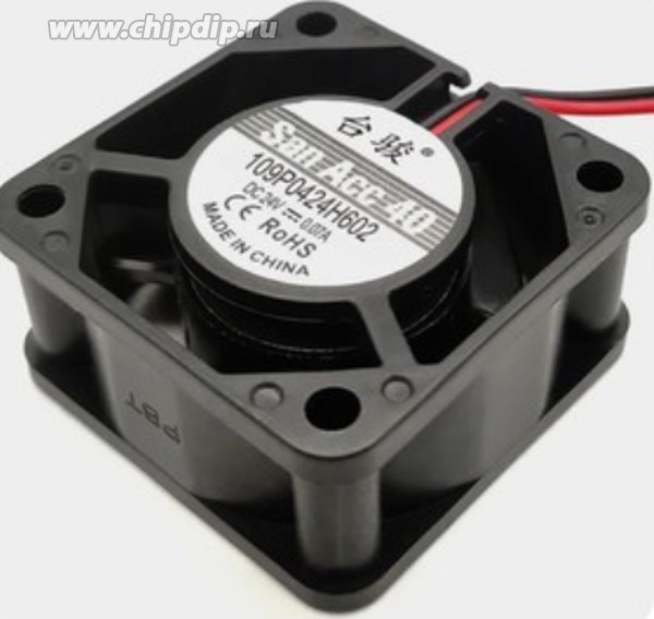 Вентилятор Sanyo Denki San Ace 109P0424H602 2pin 24V 0.07A 40x20