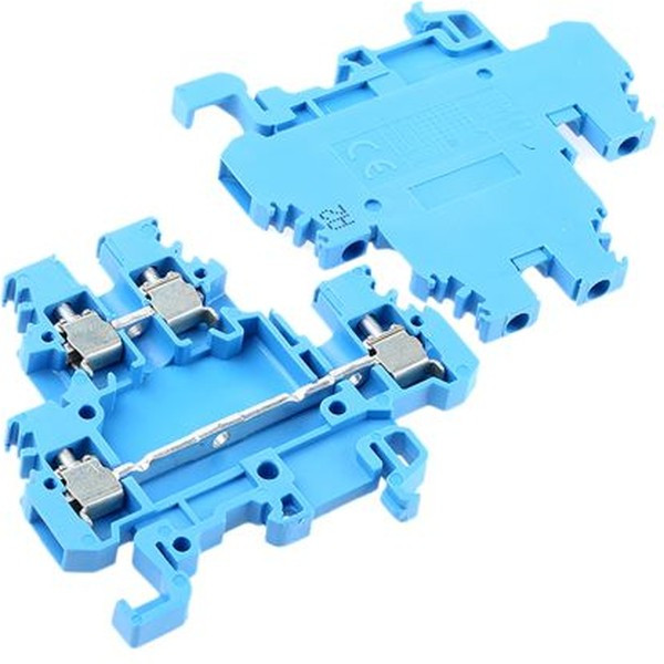 1SNA125490R1500, SNA Series Blue Double Level Terminal Block, 2.5mm², Double-Level, Screw Termination