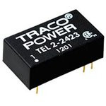 TEL 2-2423, TEL 2 2W Isolated DC-DC Converter Through Hole, Voltage in 18 36 V dc, Voltage out ±15V