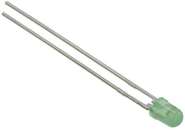 521-9323F, LED Uni-Color Green 565nm 2-Pin Bulk