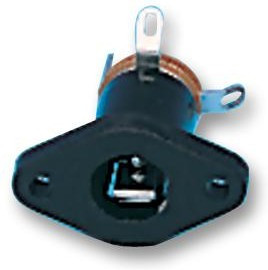 NEB 1, Разъем Питания DC, Гнездо, 3 А, 1.9 мм, Монтаж в Панель, Пайка