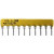 4610X-101-562LF, Res Thick Film NET 5.6K Ohm 2% 1.25W ±100ppm/°C BUS Conformal Coated 10-Pin SIP Pin