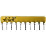 4610X-101-562LF, Res Thick Film NET 5.6K Ohm 2% 1.25W ±100ppm/°C BUS Conformal Coated 10-Pin SIP Pin
