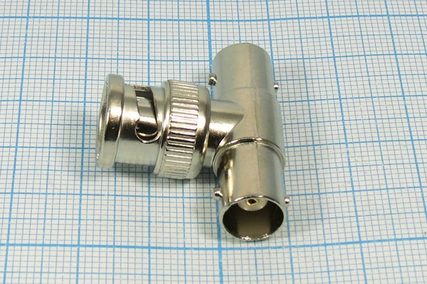 Разъем BNC вилка - разъем BNC2 розетка