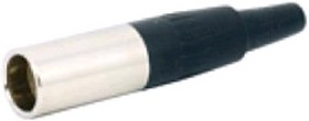 Mini-XLR-MC-902, Штекер на кабель, 5 контактов