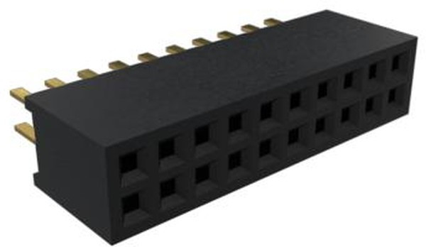 20021311-00034T4LF, Headers & Wire Housings 1.27x1.27mm BTB, T/H Vert, 34 Pos, Recep 20021311-00034T4LF, Headers & Wire Housings 1.27x1.27mm BTB, T/H Vert, 34 Pos, Recep