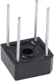 KBPC601-DIO, Диодный мост: однофазный, Urmax: 100В, If: 6А, Ifsm: 110А, KBPC6, THT
