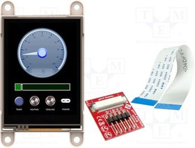 GEN4-ULCD-24PT, Дисплей: TFT, 2,4", 240x320, Размер окна: 36,7x49мм, 304кд/м2, 5В