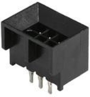 0452800601, Conn Wire to Board HDR 6 POS 3mm Press Fit ST Thru-Hole Tray