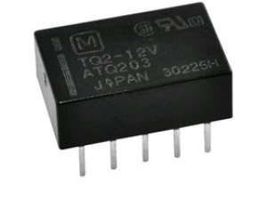 TQ2-L2-12V, Реле электромагнитное, сигнальное, DPDT, Uобмотки 12ВDC, 0,5A/125ВAC TQ2-L2-12V, Реле электромагнитное, сигнальное, DPDT, Uобмотки 12ВDC, 0,5A/125ВAC