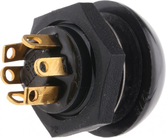 LP9-11131F25, Illuminated Push Button Switch, Momentary, Panel Mount, 11mm Cutout, SPDT, IP68