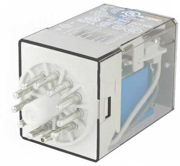 Универсальное реле 3 перекидных контакта 10А, = 220В DC, 11 штырьковый разъем, 601392200040 Универсальное реле 3 перекидных контакта 10А, = 220В DC, 11 штырьковый разъем, 601392200040