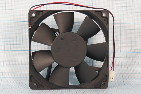 вентилятор 120х120х25мм 24В JF1225S2H DC (скольжения)