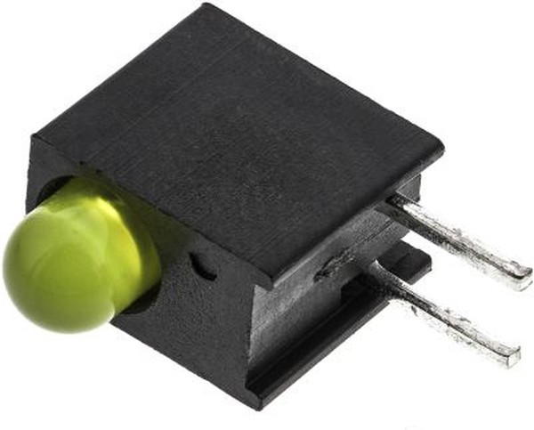551-0307F, 551-0307F, Yellow Right Angle PCB LED Indicator, Through Hole 2.1 V 551-0307F, 551-0307F, Yellow Right Angle PCB LED Indicator, Through Hole 2.1 V