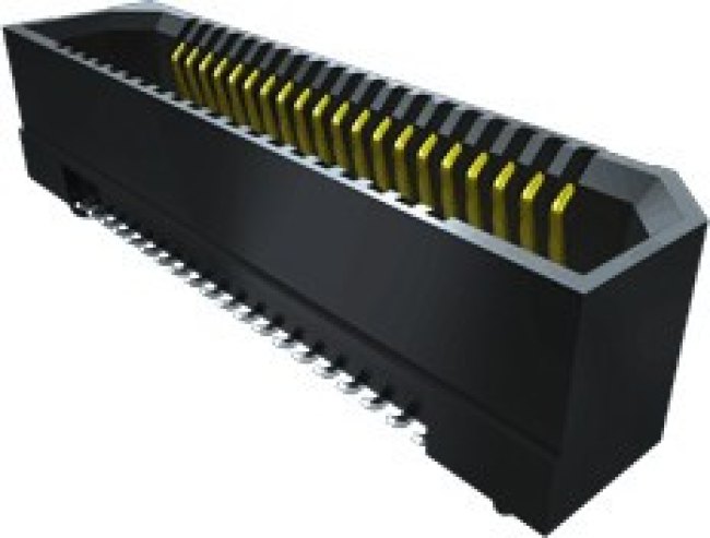 ERF8-020-05.0-S-DV-K-TR, ERF8 Series Straight Surface Mount PCB Socket, 40-Contact, 2-Row, 0.8mm Pitch, Solder Termination