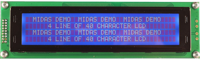 MC44005A6W-BNMLW3.3-V2, Буквенно-цифровой ЖКД, 40 x 4, Белый на Черном, 3.3В, Параллельный, Английский, Японский MC44005A6W-BNMLW3.3-V2, Буквенно-цифровой ЖКД, 40 x 4, Белый на Черном, 3.3В, Параллельный, Английский, Японский
