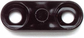 3862-0, Test Connectors DBL BNDPOST MTG BASE (BLACK)