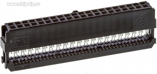 1658621-9, Разъем типа провод-плата, 2.54 мм, 40 контакт(-ов), Гнездо, Серия AMP-LATCH Novo, IDC / IDT 1658621-9, Разъем типа провод-плата, 2.54 мм, 40 контакт(-ов), Гнездо, Серия AMP-LATCH Novo, IDC / IDT