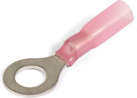 НКИ-Т 1.5-6, Наконечник кольцевой изолированный красный с термоусаживаемой манжетой