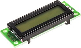 16203STFY, 16203STFY TH16203 Alphanumeric LCD Display, 2 Rows by 16 Characters, Transflective