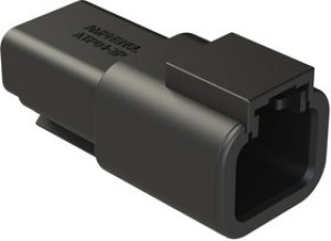ATP04-2P-BLK, Automotive Connectors ATP Series 2 Way Black Receptacle ATP04-2P-BLK, Automotive Connectors ATP Series 2 Way Black Receptacle