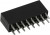 534206-8, PCB Receptacle, Плата - к - плате, 2.54 мм, 16 контакт(-ов), AMPMODU Mod II