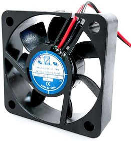 OD5015-12HB, AXIAL FAN, BALL, 14CFM, 30DB, 1.68W, 12V
