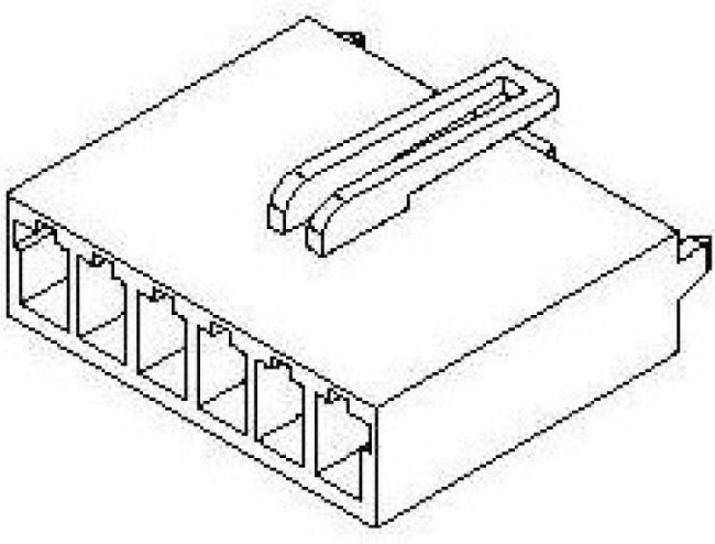 90331-1003, Headers &amp; Wire Housings 6CKT 3.96MM PITCH HOUSING