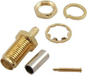 RP-SMA-C174J, Разъём высокочастотный , на панель