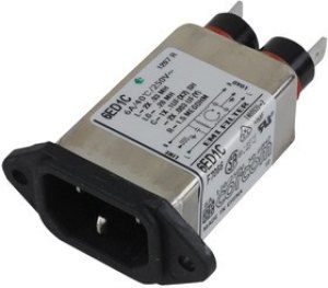 1-6609016-1, Filtered IEC Power Entry Module, IEC C14, General Purpose, 6 А, 250 В AC 1-6609016-1, Filtered IEC Power Entry Module, IEC C14, General Purpose, 6 А, 250 В AC