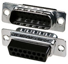 167293-1, D-Sub Standard Connectors 15P HDP20 PLUG ASSY 167293-1, D-Sub Standard Connectors 15P HDP20 PLUG ASSY