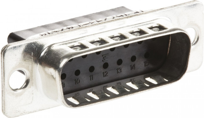 167293-1, D-Sub Standard Connectors 15P HDP20 PLUG ASSY 167293-1, D-Sub Standard Connectors 15P HDP20 PLUG ASSY