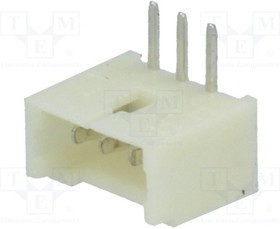 NX1250-03SMR, Гнездо, провод-плата, "папа", 1,25мм, PIN: 3, THT, 125В, 1А, луженые